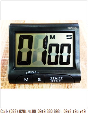 Timer BGWM101, Đồng hồ Hẹn giờ đếm Lùi-đếm Tiến CS 100phút BGWM101 Electronic Memory Timer-Clock (Bảo hành 01 tháng)