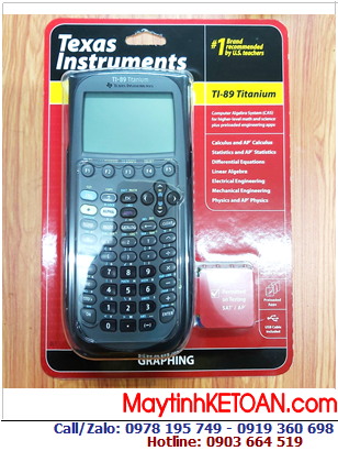 Ti-89 Titanium, Máy tính khoa học lập trình vẽ đồ thị Texas Instruments Ti-89 Titanium chính hãng |HÀNG CÓ SẲN 