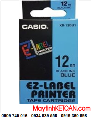 TAPE IN NHÃN CASIO XR-12BU1