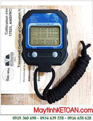 Traceable 1025 _Đồng hồ bấm giây 60 Laps Traceable 1025 ® 60-Memory Stopwatch _ Đã được hiệu chuẩn tại Mỹ _Bảo hành 1 năm