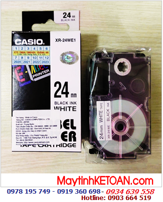 TAPE IN NHÃN CASIO XR-24WE1