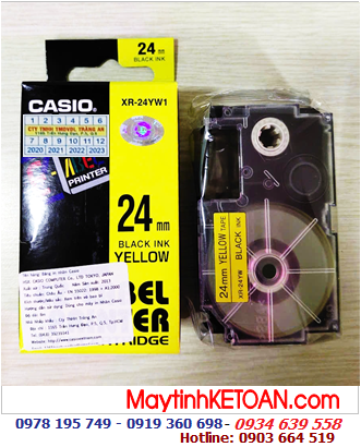 TAPE IN NHÃN CASIO XR-24YW1