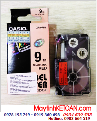 TAPE IN NHÃN CASIO XR-9RD1