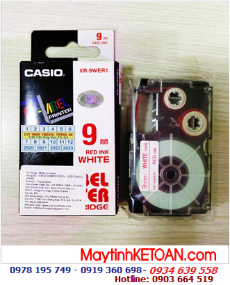 TAPE IN NHÃN CASIO XR-9WER1