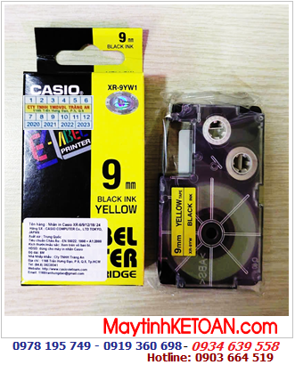 Tape in Nhãn Casio XR-9YW1 