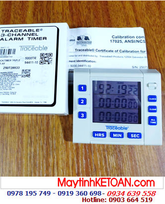 Traceable 5000 _Đồng hồ đếm lùi đếm tiến 03 kênh 5000 Traceable®Three-Channel Alarm Timer _Đã được hiệu chuẩn tại Mỹ