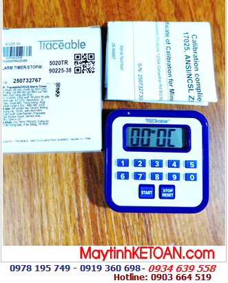 Traceable 5020, Đồng hồ cài đặt hẹn giờ đếm lùi 01 kênh Traceable @ Alarm Timer/Stopwatch chính hãng /Đã hiệu chuẩn tại Mỹ