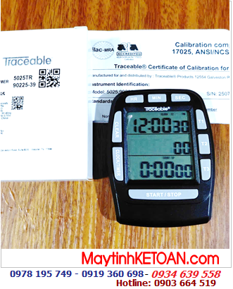 Traceable 5025 _Đồng hồ đếm lùi đếm tiến 03 kênh 5025 Traceable® Triple-Display Timer _Đã được hiệu chuẩn tại Mỹ