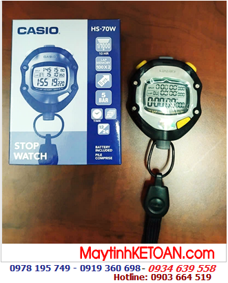 Casio HS-70W, Đồng hồ bấm giây Casio HS-70W chính hãng _Bảo hành 1 năm